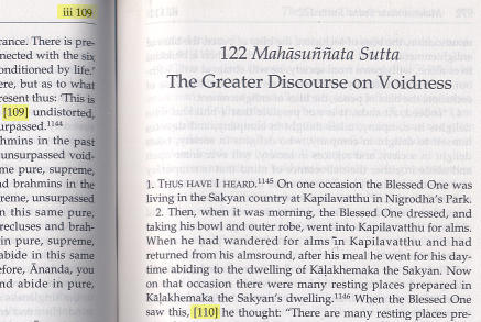 Mahāsuññata Sutta: Majjhimanikāya, M.iii.109f